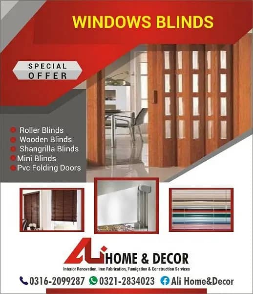 Pvc panel/Wallpaper/Vinyl floor/Wpc panel/Window Blinds/False ceiling 9