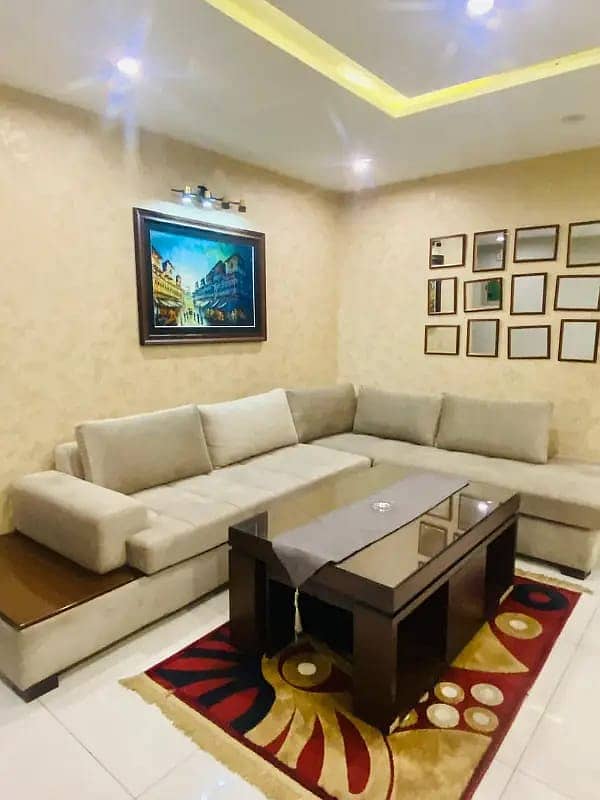 Four Bed Furnished Apartment For Sale On Easy Installment Plan In Nishtar Block Sector E Bahria Town Lahore 1
