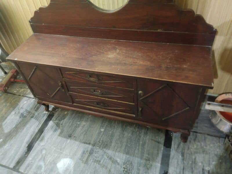 Dressing Table Pure Wood Good Condition 0322-5545400 1