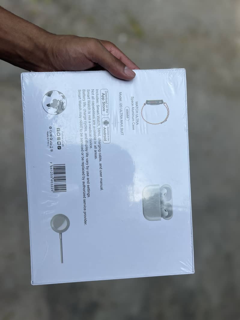 i20 ultra max smart watch with airpods 1