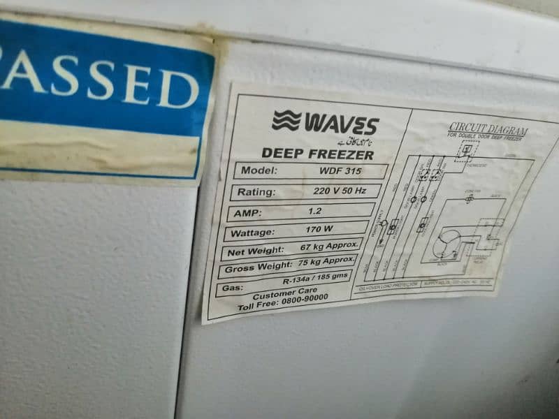 single door deep freezer 15 cuf 1
