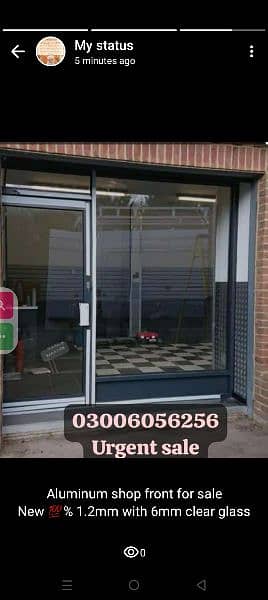 aluminum shop front and mirror frame 1