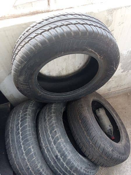 4 tyre's set without punchers 195/65 R 15 1