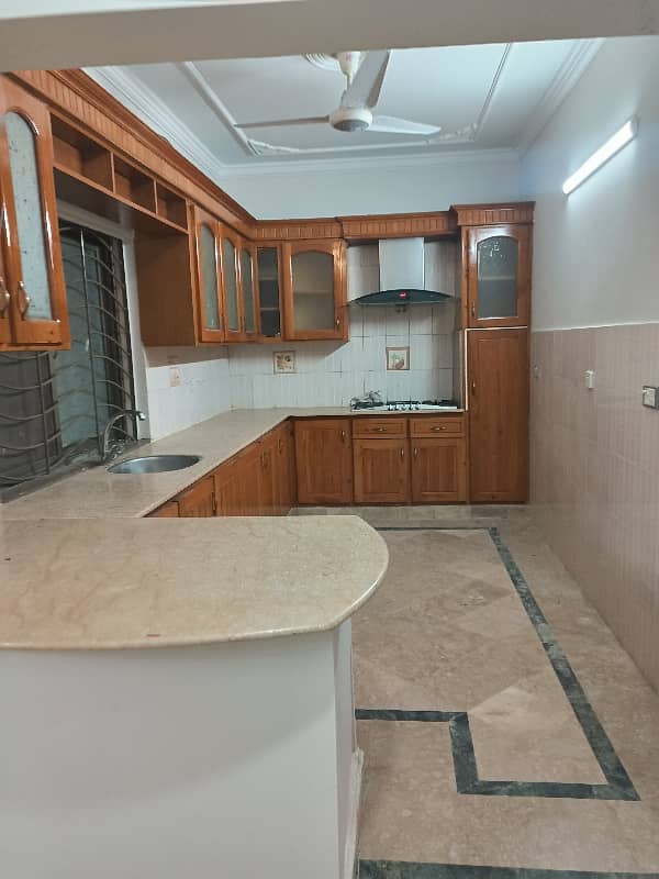 Three bedroom attached washroom ground portion 13 Need and clean for rent demand 110 000 7
