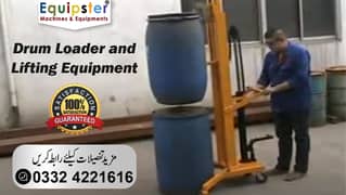 Drum lifter, drum loader trolley pakistan, drum loading off loading