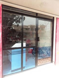 shop front and mirror frame