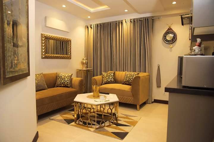 One Bed Beautiful Luxry Apartment Available For Sale In Sector D Bahria Town Lahore 2