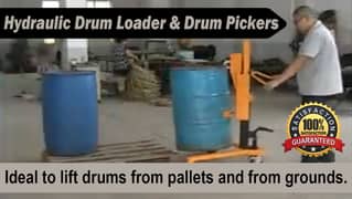 hydraulic drum lifter trolley, drum carrier, drum picker, drum lifter