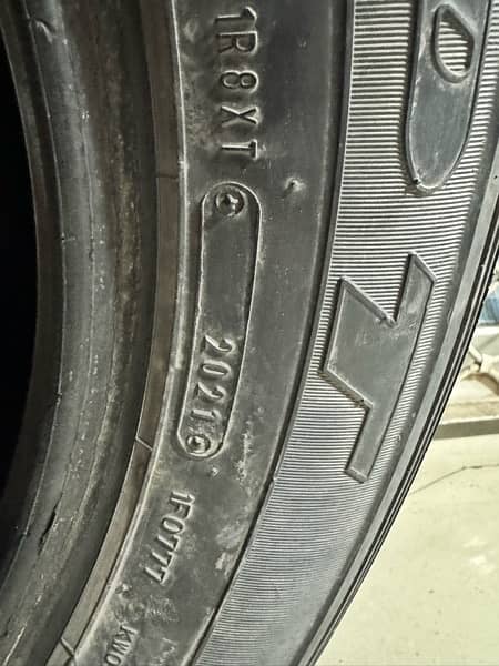 dunlop tyres 18inch used 7