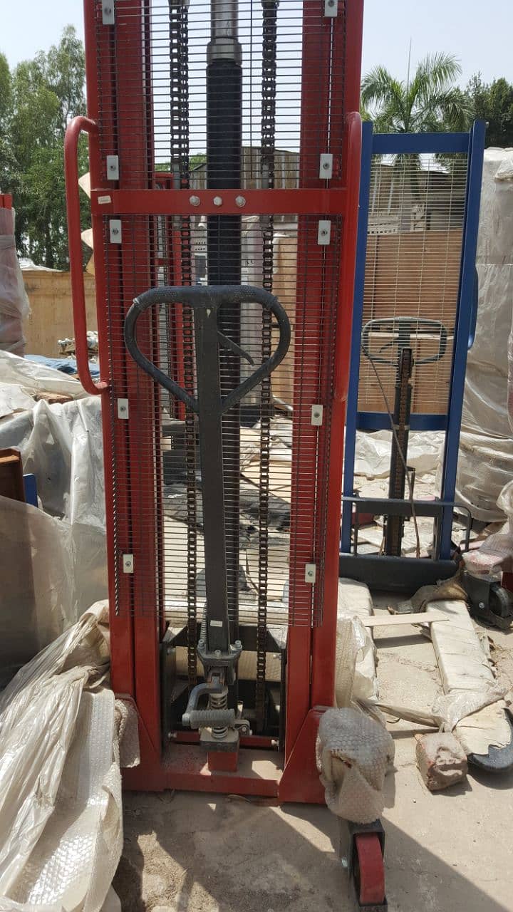 electrical forklifter, manual stacker, battery lifter, manual lifter, 18