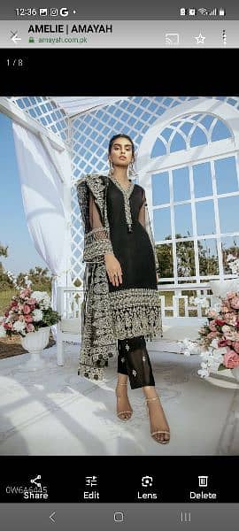 Amaya formal stiched suit with embellishments 9
