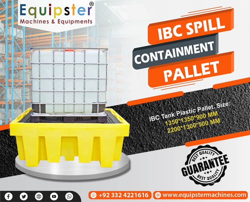 spill containment pallet for drums, drum spill pallet, ibc pallet 19