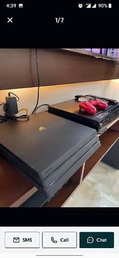 Ps4 Pro 1TB with 2 controllers