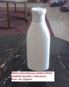 White Bottles for Lotion and Oil