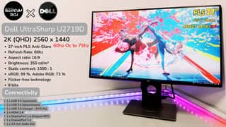 27inch 2k IPS 60hz Dell UltraSharp U2719D Borderless Gaming Monitor