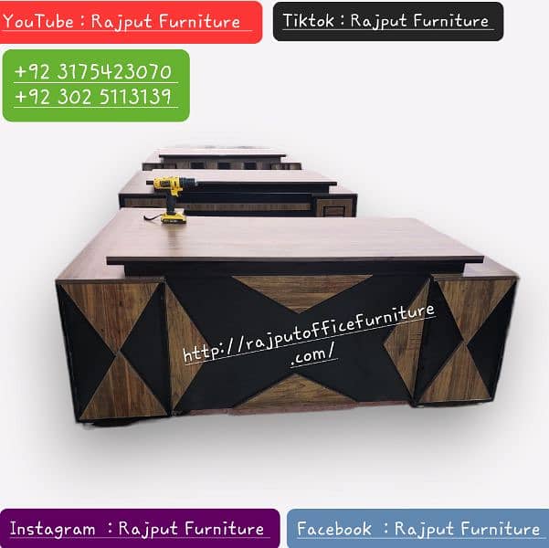 Rajput Furniture Office Tables Executive Office Table Latest designs 2