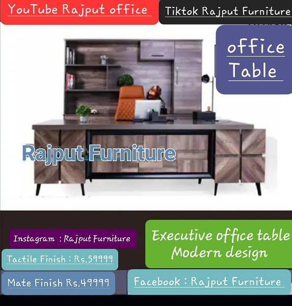 Rajput Furniture Office Tables Executive Office Table Latest designs 8