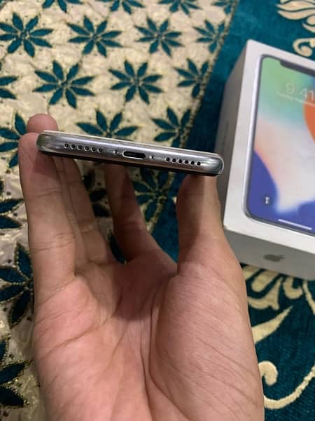 Iphone X PTA approved White colour 64GB 7