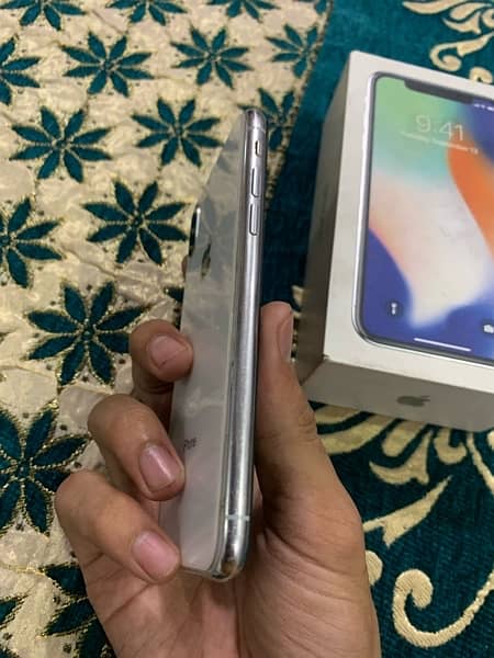 Iphone X PTA approved White colour 64GB 8