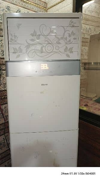 haier cabinet AC 2 ton and haier washing machine 12kg 6