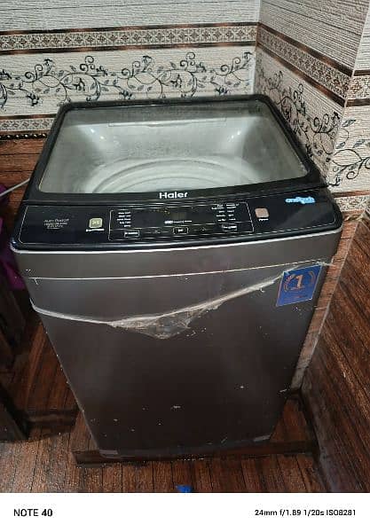 haier cabinet AC 2 ton and haier washing machine 12kg 8