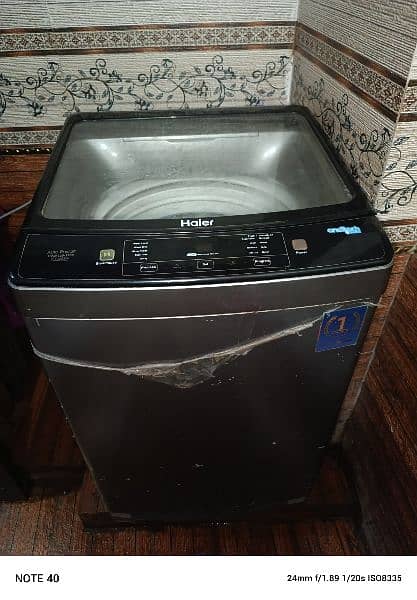 haier cabinet AC 2 ton and haier washing machine 12kg 9