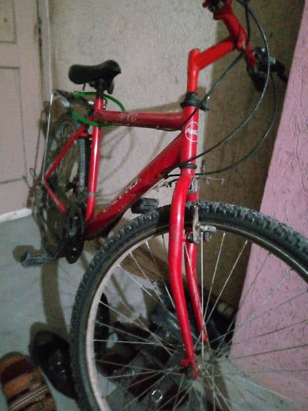 coca cola 10/10 condition bicycle with 3grears front and 5back 1