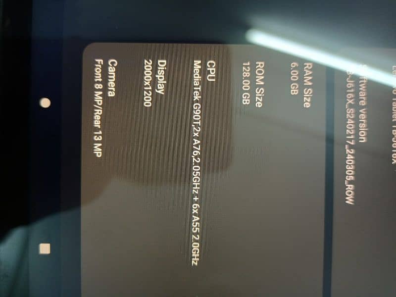 Lenovo P11 plus tablet 6/128 11 inch 5