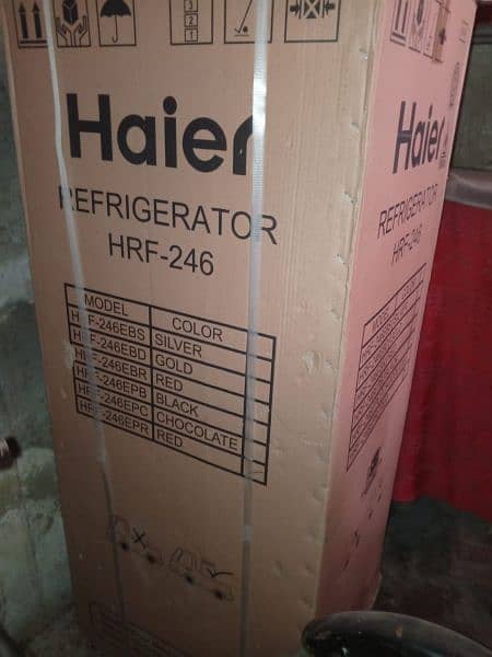 Haier EPR 246 glass door box pack 1
