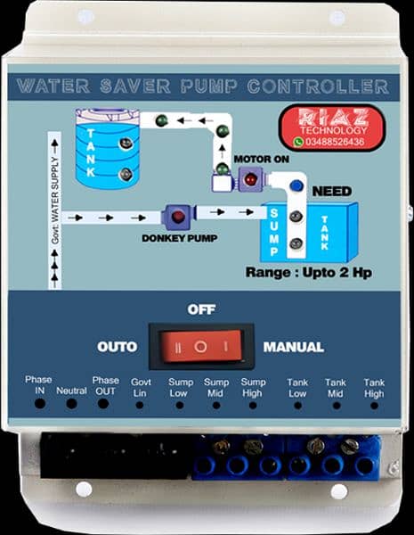 GOVERNMENT WATER SUPPLY AUTOMATIC DONKEY SUCTION PUMP CONTROLLER 1