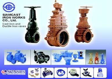 industrial equipment brands name s. c. i siam cast iron  & senses meters 0