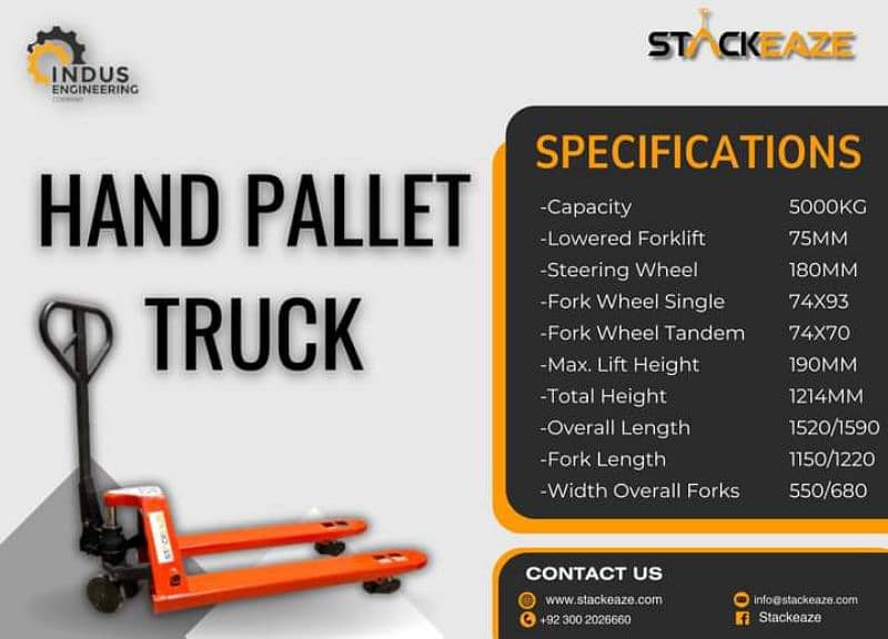 Hand Pallet Truck/Pallet lifter/jact trolley/lifter/5 ton 0