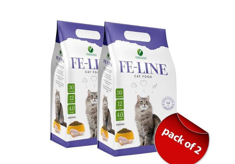 feline Cat Food 1.2 Kg Pack of 2 0