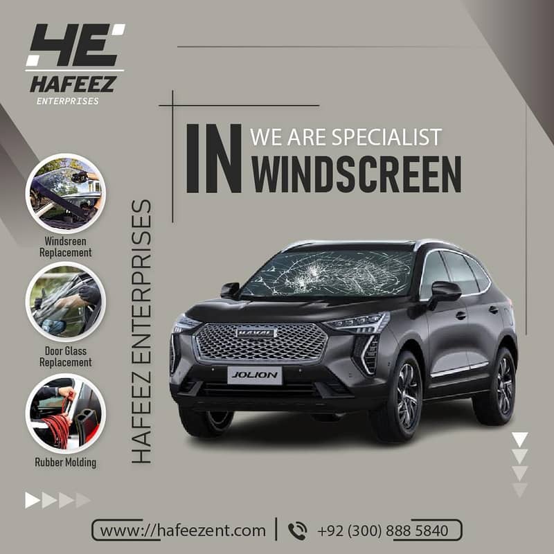 Land Cruiser,Prado ,Fortuner,BMW,Audi Imported Windscreen/windshield 4