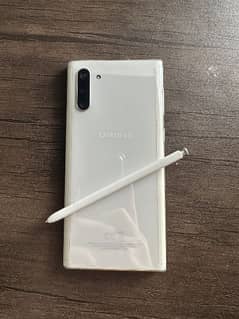 Samsung Note 10 Non PTA White, 256GB Memory, 8GB RAM.