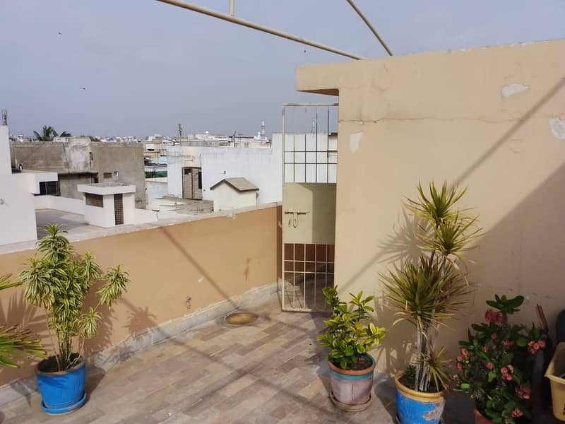 portion 240 square yard with roof gulistan e johar block 12 near Rado 10