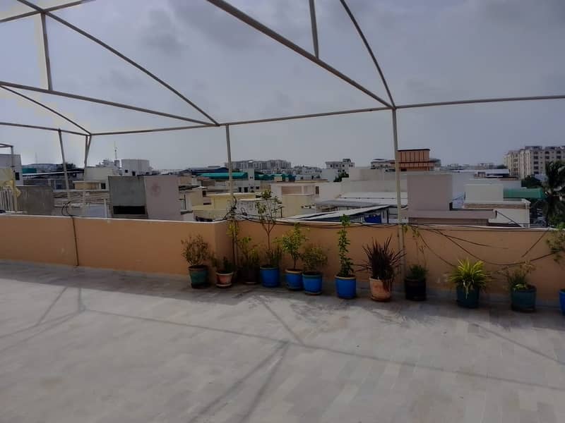 portion 240 square yard with roof gulistan e johar block 12 near Rado 11