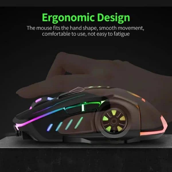 Mechanical RGB Wired 3600 DPI Competitive Gaming Mouse 1