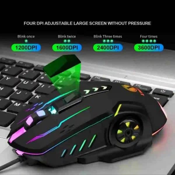 Mechanical RGB Wired 3600 DPI Competitive Gaming Mouse 2