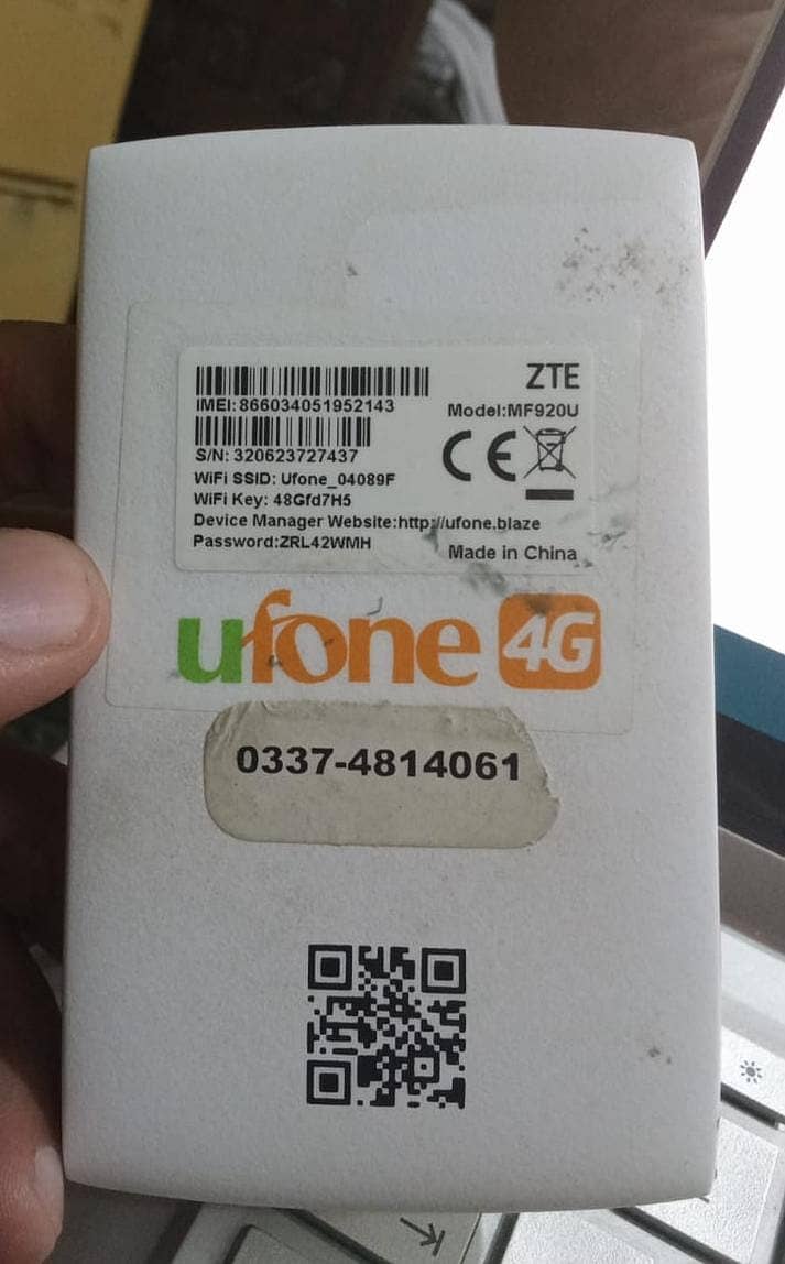 Ufone Blaze 4G Device 1