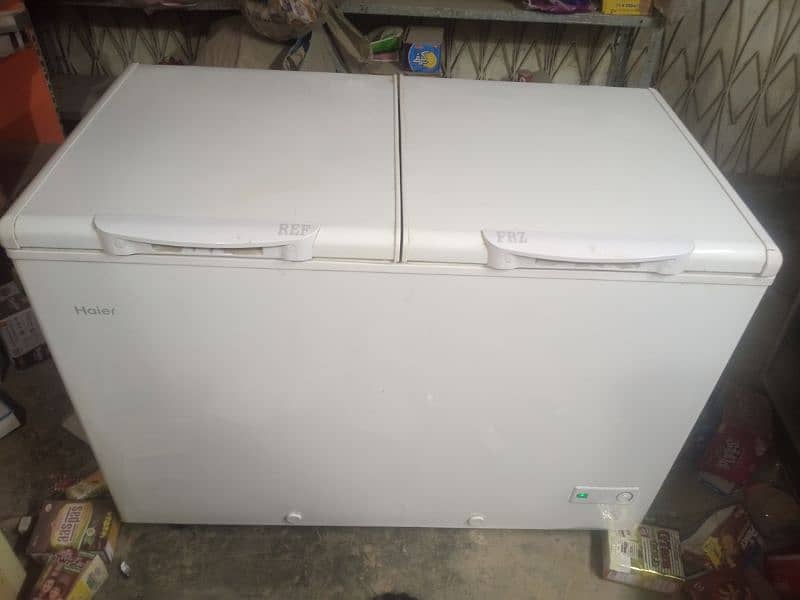Haier HDF-385 H3 deep freezer just like new box pack 2