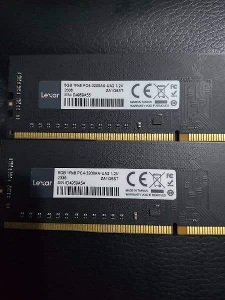 LEXAR 8X2 DDR4 RAM 1