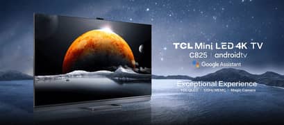 TCL 65C825 65inch 4k Ultra HD Mini LED 120Hz 10bit HDR ONKYO SoundBar