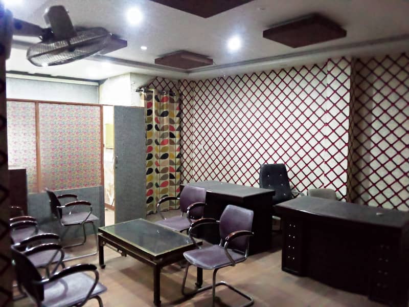 fully Furnished Area 550 Sq Ft Cooperate Office For Rent Gulberg 3 Lahore Original Pictures 7
