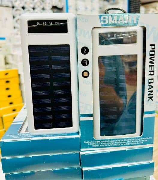 20,000 Mah Solar powerbank with 22 led lights 0