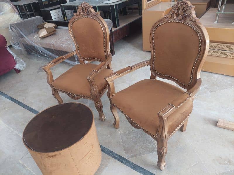 luxury room chairs set 2