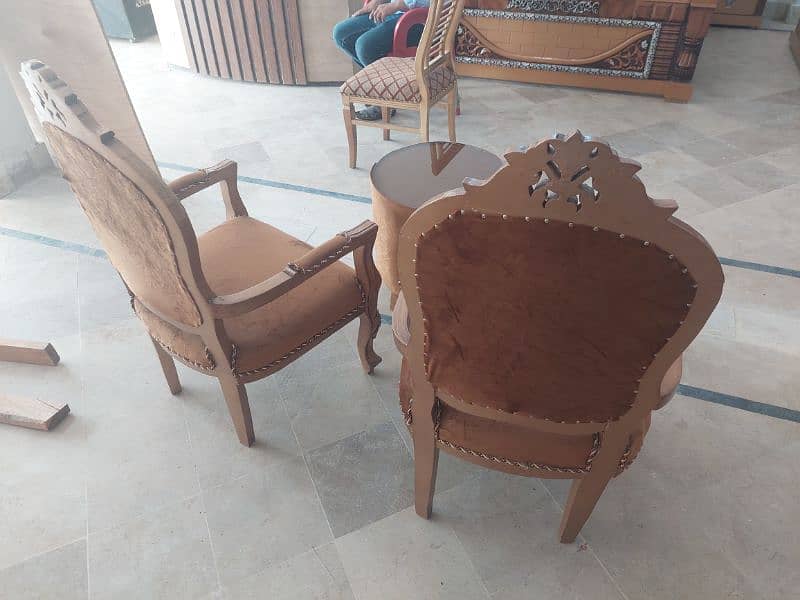 luxury room chairs set 4