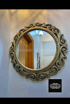 important fiber frame mirror home decor