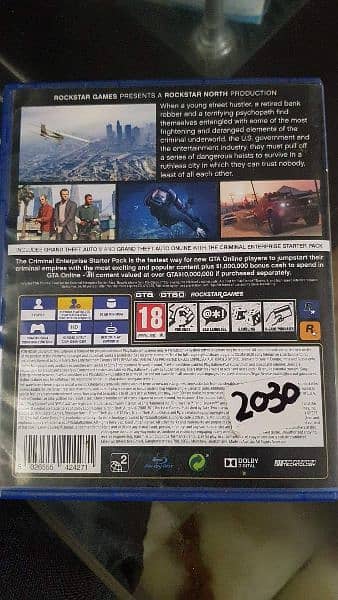 GTA V PS4 DISC 2