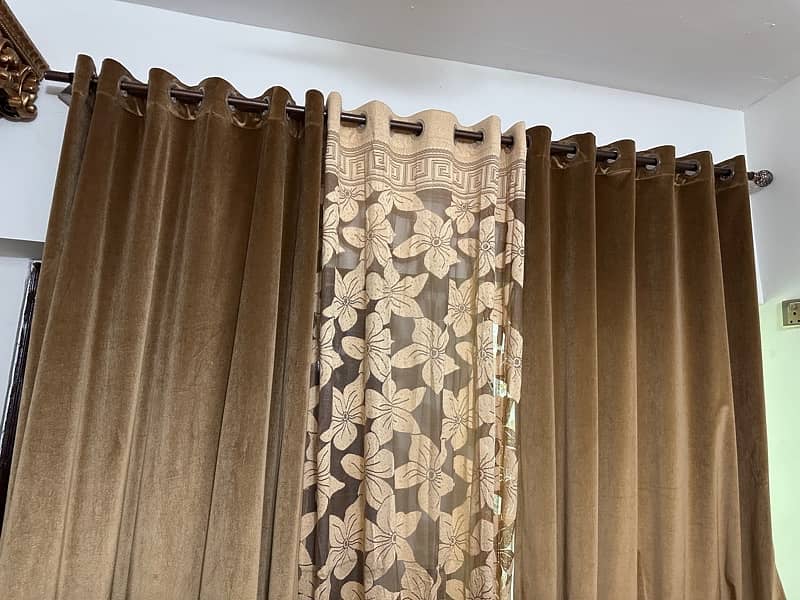 curtains with 1 fiber board 1